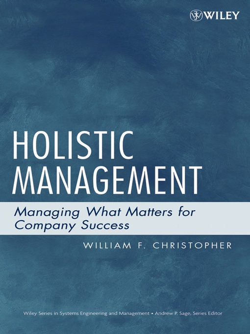 Title details for Holistic Management by William F. Christopher - Available